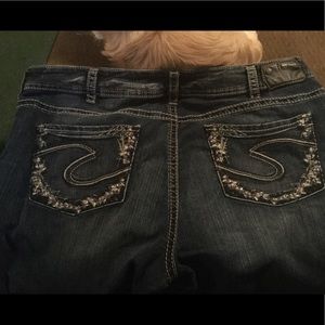 Silver Brand Plus size Suki jeans.